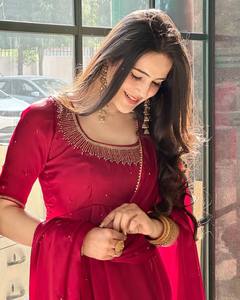 FATEMA FASHION Nuevo Vestido de Novia Indio de Diseñador Salwar Kameez Paquistaní Estilo Bollywood para Fiesta de Secado Rápido, Ajuste Regular, Todas las Estaciones, Tejido Pesado - Product Image 4
