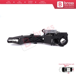 Soporte de portador de manija exterior de puerta corredera o maletero delantero derecho o trasero izquierdo de para Master MK3 NV400 Movano B 806064162R - Product Image 3