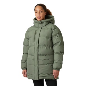 High Demand Green OEM Womens Aurora Puffy Parka Drawstring Adjusted Hood & Puffer Quilted Women Bubble Winter Down <b>Jackets</b> - Product Image 1