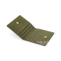 Dompet Kartu Tipis Model Snap - Kulit Asli Italia - Buatan Tangan - PS626
