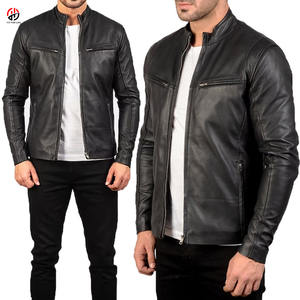 Chaqueta de Cuero de Moda para Hombre, Personalizada, de Alta Calidad, Precio al por Mayor - Product Image 6
