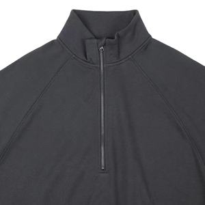 2025 más nuevo cordón inferior media cremallera recortada chaqueta con capucha boxy fit poliéster Sudadera con capucha chaqueta hombres - Product Image 4