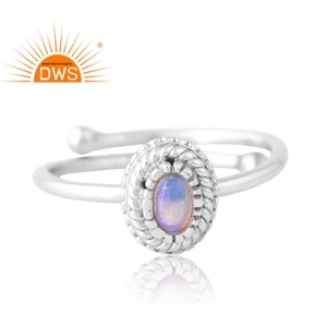 Vintage Design 925 <b>Silver</b> Natural Ethiopian <b>Opal</b> Gemstone <b>Ring</b> Custom Jewelry For Women Gift For Her - Product Image 3