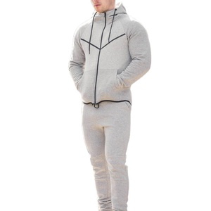 Top Fabric Streetwear Oversized Drop Shoulder Hoodie y Pantalones rectos Conjunto de chándal de 2 piezas Conjunto de pantalones de chándal de peso pesado - Product Image 1