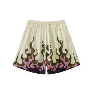 Pantalones Cortos de Malla Sublimados de Secado Rápido para Hombre y Mujer, Unisex, de Baloncesto, Doble Capa, con Certificación BSCI, para Verano - Product Image 4