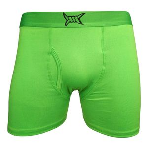 Calzoncillos bóxer transpirables sin costuras ecológicos de algodón/fibra de bambú de cintura alta de tiro medio con nuevo diseño de ventana para hombre, uso diario - Product Image 5
