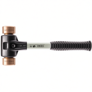SIMPLEX Soft-Faced <b>Hammer</b> with Hard Fiberglass Head 300mm Length 30mm Diameter Fitted with Copper Sleeve by HALDER for Gardening - Product Image 3
