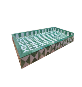 Bandeja de incrustaciones de hueso Las mejores bandejas de incrustaciones de resina y hueso para bandejas de servicio por UF INTERNATIONAL y venta al mejor precio - Product Image 1