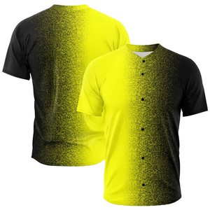 Camiseta de Béisbol de Malla Vintage Personalizada de Alta Calidad al por Mayor para Equipos Juveniles, Bordado de Poliéster para Hombre, Sublimación - Product Image 5