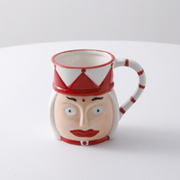 Tasse en céramique Batteur de Noël Casse-Noisette Dolomite Café Thé Chaud Cacao Tasse XMAS Festive Winter Holidays Cute Milk Cookies
