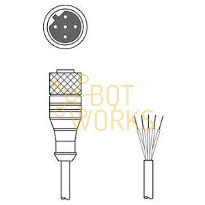 Kit Sensore e Assemblaggio Cavi Leuze Electronic 50108446 Nuovo - Product Image 1