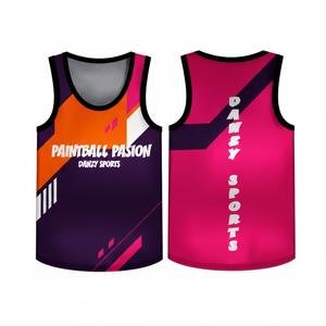 Paintball Customize Unisex Paintball Jersey Soft Breathable Machining Technology Tank High Quality - Product Image 2