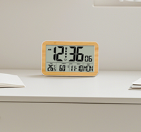 Großbild schirm Big Kitchen LCD Digital Wand montage Wecker mit Hintergrund beleuchtung RCC Radio Tisch uhr