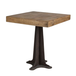 High Quality Modern Restaurant Furniture Metal Pedestal Coffee <b>Tables</b> <b>Vintage</b> <b>Table</b> With Round Marble Top & Iron Base For Hotel - Product Image 4