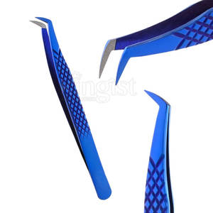 Pinzas para Pestañas de Tacto Suave con Curva Fina para una Aplicación Suave de las Pestañas, Pinzas para Pestañas Equilibradas - Product Image 2