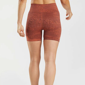 Shorts de sport pour femmes, taille haute, respirants et à séchage rapide, pour la gym et les activités sportives - Product Image 2