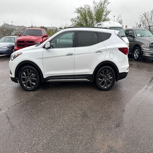 2017 Hyun-dai Santa Fe Sport 2.0T Ultimate AWD Condition utilisé boîte de vitesses automatique sièges en cuir caméra arrière alliage toit foncé KEI - Product Image 5