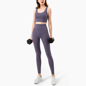 Vêtements de sport pour femmes, ensemble de 2 pièces, vêtements de sport légers sans couture à taille haute, vêtements de sport pour la salle de sport, le yoga, vente en gros 2025 - Product Image 1