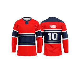 Tenues de hockey sur glace unisexes personnalisées, confortables, en polyester de haute qualité, sur mesure - Product Image 6