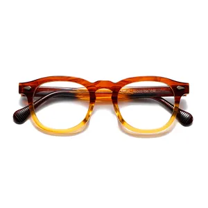 Figroad Retro Brillen Vintage Optische Frame Blauw Licht Bescherming Nieuwe Stijl Anti-Blauwe Leesbril Met Aanpasbaar Logo