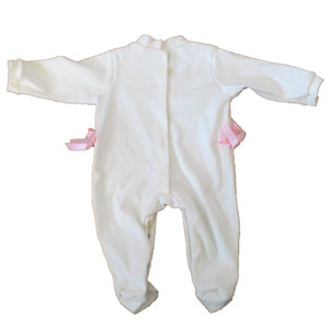 Combinaison tissée rose pour bébé fille - Product Image 3