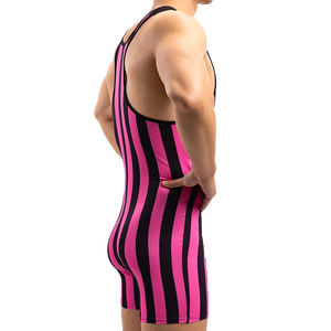 Vêtements d'entraînement sur mesure Hommes Wrestling Singlet Nouveau design Gym Sports Wrestling Singlets en différentes couleurs - Product Image 5