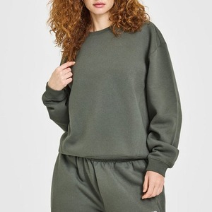 Oversized Sweatshirt Women Hoodie <b>Fleece</b> Street Wear Long Sleeve Oversize Pullover Tops for Women - Product Image 1