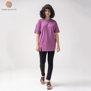 เสื้อยืดผู้หญิงทรงเข้ารูป – เสื้อยืดแขนสั้นสีพื้นสำหรับฤดูร้อน ผลิตแบบ OEM - Product Image 4