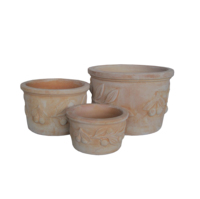 Meilleures ventes : Pots et jardinières en terre cuite anciens, faits à la main, vase de sol, fournitures de décoration pour la maison et le jardin