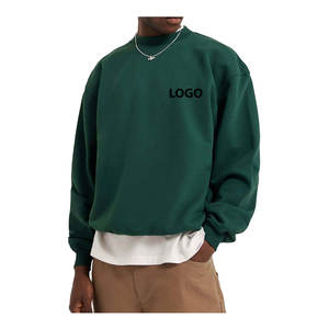 Sweat-shirts pour hommes en coton mélangé, coupe ajustée, basiques, vente chaude, qualité supérieure, coton et polyester, légers et respirants - Product Image 2