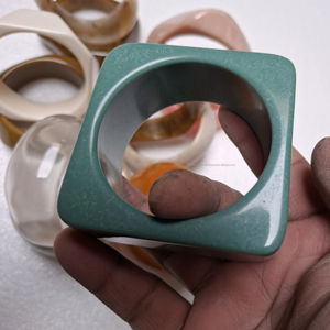 Bulk Supply Stylish Resin <b>Bangles</b> for Women Premium Finish Handmade Acrylic Resin Bracelets for Gift Shops, Boutiques and Export - Product Image 1