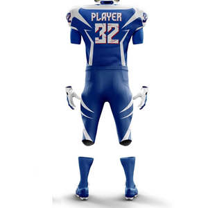 Uniforme de Fútbol Americano Personalizable de Estilo Único con Diseño de Manga Corta Transpirable de Talla Grande para Hombre - Product Image 6