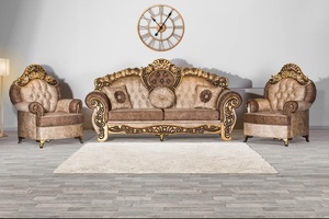 Juego de sofá moderno de lujo Premium tela cómoda para muebles del hogar para sala de estar o villa - Product Image 4