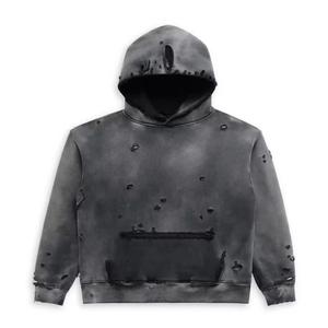 Sweat à capuche 100% Coton de Haute Qualité, Délavé à l'Acide, Série High Street, Effet Vieilli, Délavé à la Pierre, Style Vintage 2026 - Product Image 6