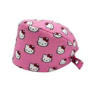 Adjustable Cartoon <b>Scrubs</b> Hats New Soft <b>Cap</b> Cotton For Lab Working Surgical Pharmacy Dentist Nursing Accessory <b>Scrub</b> <b>Caps</b> OEM - Product Image 1
