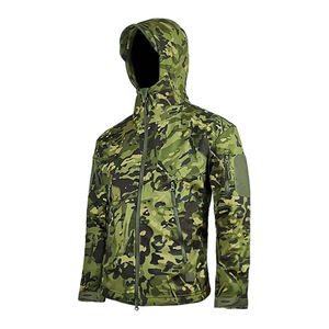 Chaqueta de Forro Polar Sherpa Personalizada para Hombre, Cortavientos, Transpirable, Cálida, con Capucha Holgada, Bolsillos con Cremallera, Diseño Sólido, para Caza, 100% Forro Polar Sherpa - Product Image 5