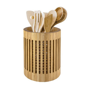 Porte-ustensiles en treillis de bambou accrocheur porte-vaisselle/Rack organisateur de support accessoires de cuisine vente en gros artisanat - Product Image 2