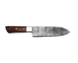 Cuchillo de Chef Profesional Hecho a Mano, Ecológico, Ambidiestro, de Acero de Damasco, Estilo Japonés, de 8 Pulgadas, con Mango de Madera de Palisandro - Product Image 3