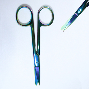กรรไกรตัดอเนกประสงค์หลากสี ปลายทู่ ตรง 14 ซม. สแตนเลสสตีล สำหรับผ่าตัด ใช้ในทางการแพทย์ เครื่องมือผ่าตัด - Product Image 5