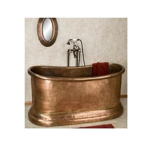 Baignoire en cuivre autoportante de concepteur Baignoire de forme personnalisée de qualité supérieure pour l'hôtel et le restaurant - Product Image 1