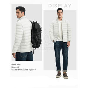 Servicio OEM de diseño propio logotipo de los hombres Packable Bubble chaqueta de invierno de alta calidad de moda de desgaste Packable Bubble chaqueta de invierno para los hombres - Product Image 6