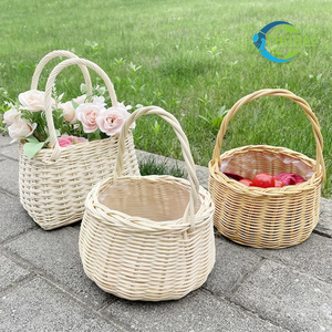 Panier de rangement en osier rustique tissé à la main en rotin panier à pain du Vietnam idéal pour une utilisation intérieure et extérieure - Product Image 2