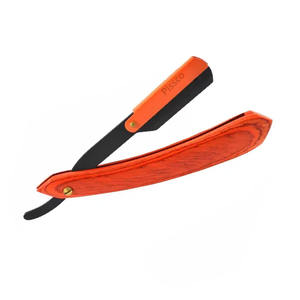 Couteau de rasage droit, rasoir manuel pliant en acier pour barbier, outils d'épilation - Product Image 5