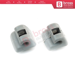 BSR502 2 Piezas Ganchos para Visera Parasol Color Gris para W123 W124 W126 W201 190 W140 - Product Image 3