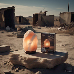 Embalaje personalizado lámpara de sal del Himalaya Natural 2-4 kg Feng Shui Cruz flor Musical decoración del hogar Ángel religioso Animal amor - Product Image 5