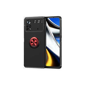 Funda Protectora de Silicona Negra y Roja de Lujo JoieCreatif Ravel para Teléfonos Móviles Xiaomi Poco M4 Pro 4G 7 Plus/XR, Estilo Ins - Product Image 1