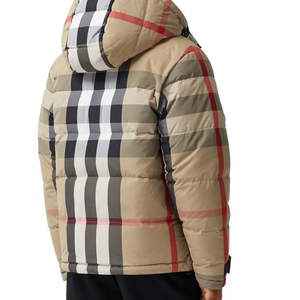 Men's Casual Winter <b>Down</b> Puffer <b>Jacket</b> High Quality Wholesale Solid Color Warm Cotton with Hooded Stand Collar XS Size - Product Image 3