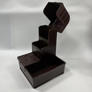 Plateau en plastique anti-poussière avec couvercle pour baguettes et cuillères Boîte en papier intégrée Matériau PP Service OEM - Product Image 3