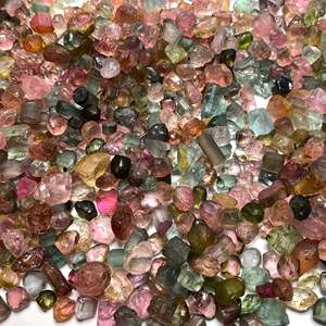Tourmaline Paraïba naturelle, pierre précieuse en vrac, forme ovale, 8 mm, qualité supérieure, certifiée IGI, multicolore - Product Image 2