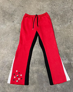 กางเกงวอร์มผ้าคอตตอนทรงบานสำหรับใส่วิ่งกางเกงวอร์มสไตล์เทอร์รี่ทำจากผ้าไหมพิมพ์ลายสตรีทแวร์ทำจาก100% ออกแบบได้ตามต้องการ - Product Image 5